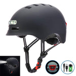 AHATECH Kickstart Smart Helmet | E-Bike | LED Lights | Cycling